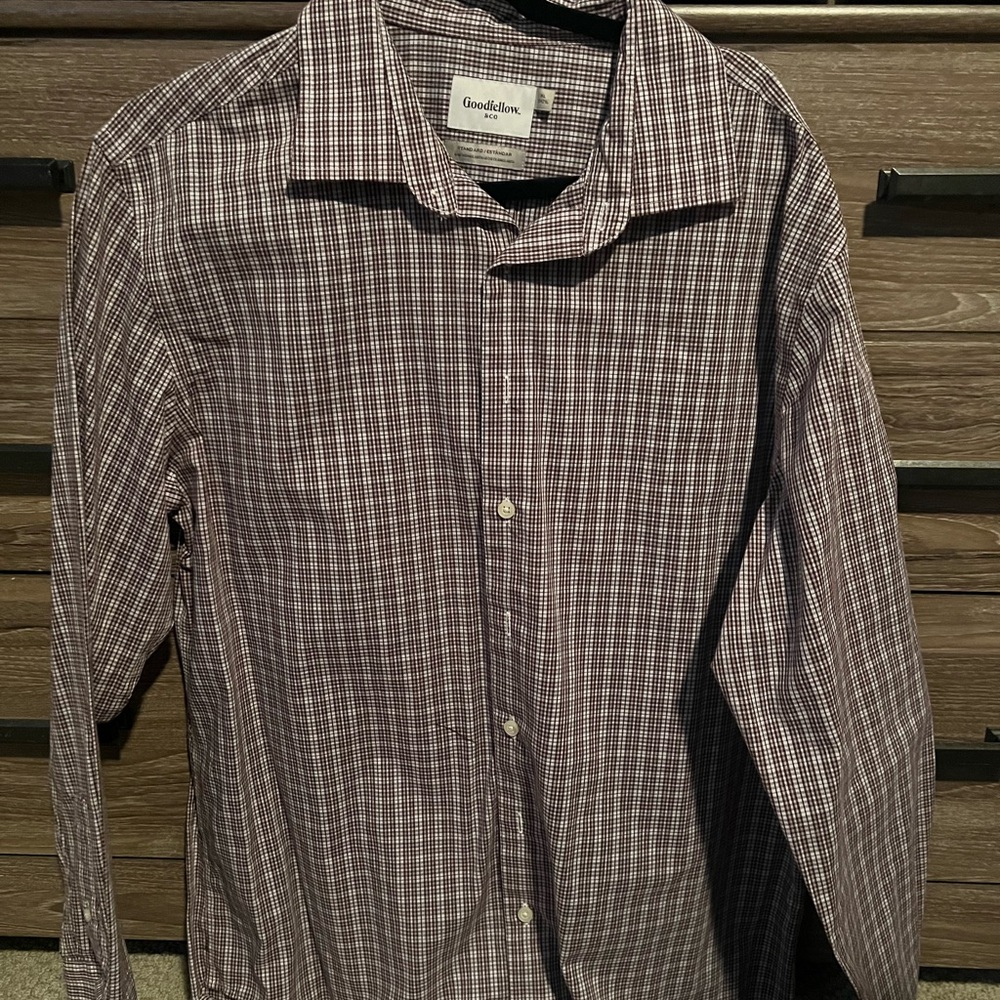 **4 for $15!** Goodfellow & Co Black and White Casual Button Down Shirt